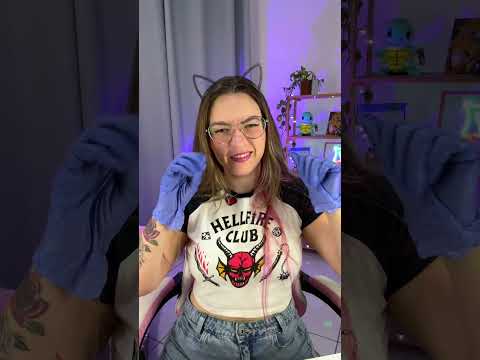 Três 🧤 cada uma com seu som, qual é a sua preferida? #asmr #sompararelaxar #fabricscratching