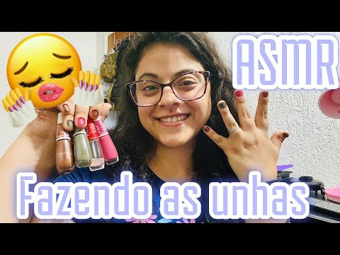 ASMR - Cuidados com as unhas 💅 (mouth sounds + TALKING + TAPPING)