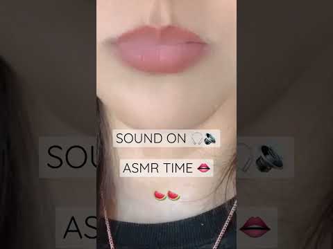 ASMR SATISFYING VIDEO #shorts #asmr #asmreating #asmrsounds #watermelon #lips