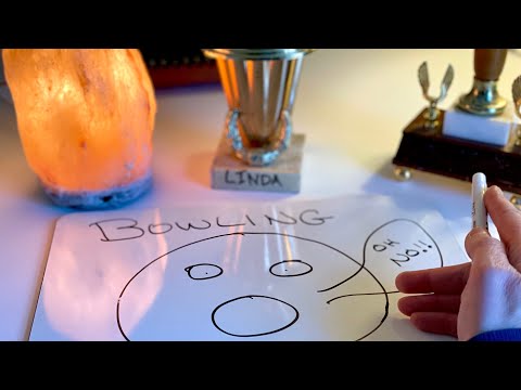 Old School Score Keeping for Bowling ~ Soft Spoken ASMR