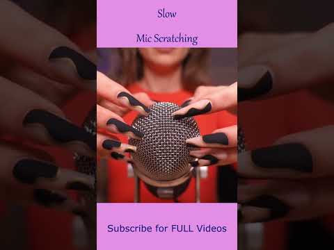 ASMR Slow Mic Scratching for Sleep ❤️ #shorts #asmr