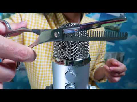 ASMR Relaxing Binaural Sound Triggers Of  Scissors  | ASMR Huyen