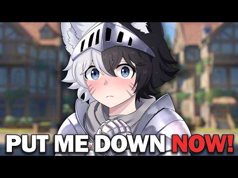 "I'm Not Adorable!" | Shy Femboy Knight Gives You A Spa Day ASMR 🐉 [Scrubbing Sounds] [Claw Filing]