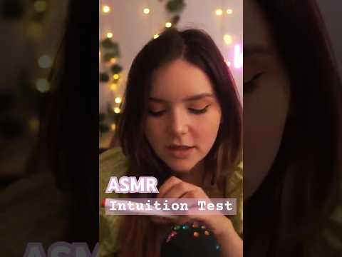 ASMR | Quick intuition test #asmr #relax #tinglessensation #intuition