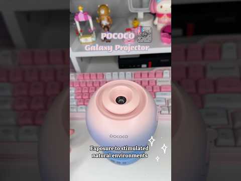 ASMR brushing your hair & POCOCO Galaxy Projector #pococo #anxietyrelief #stressrelief