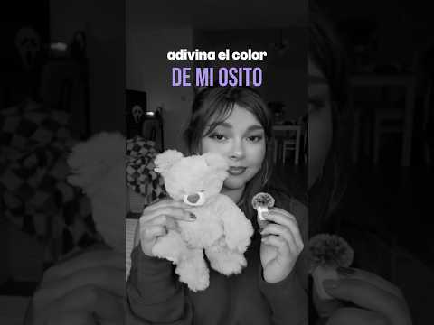 Adivina el color de mi osito 🧸 #asmr