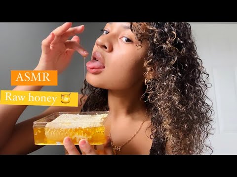 ASMR Español-COMIENDO PANAL DE MIEL 🍯 (Sonidos relajante y crujientes)