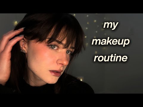 asmr get ready with me (makeup, hair, perfume)