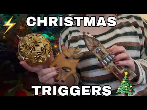 ASMR | Fast and Aggressive Holiday Themed Triggers | Lofi | Camera Tapping | No Talking