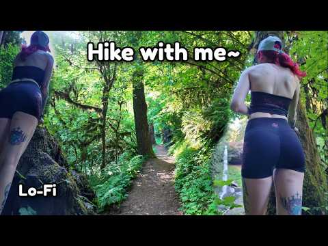 Lo-Fi nature ASMR ✦ Hike with me 🍃