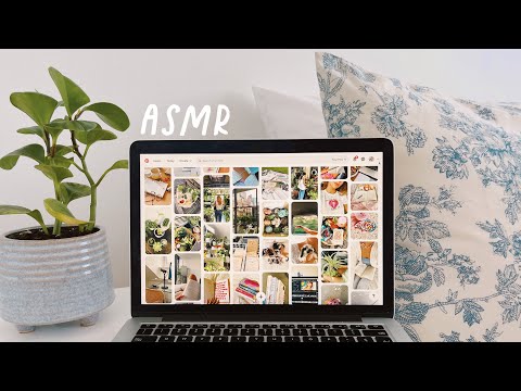 ASMR Extra Clicky Whisper • Scroll Through Pinterest w/ Me 🌙