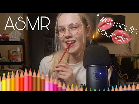 asmr pencil noms 👄✏️