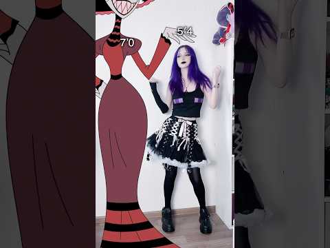 they are kinda.. tall.. #hazbinhotel #hazbinhotelseason2 #cosplaygirl #husk #hazbinhoteledits