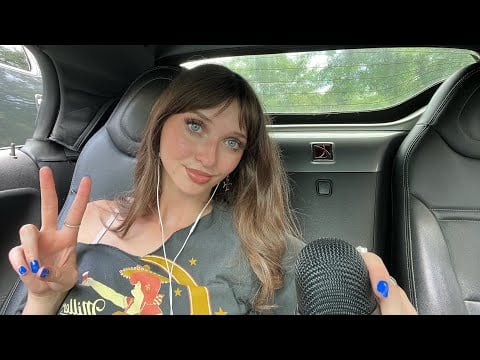 ASMR In My Car! Soft Spoken Rambles And Tapping + Bird Sounds