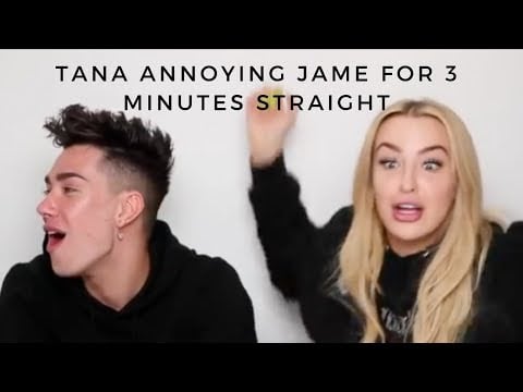 Tana Mongeau annoying James Charles for 3 minutes straight