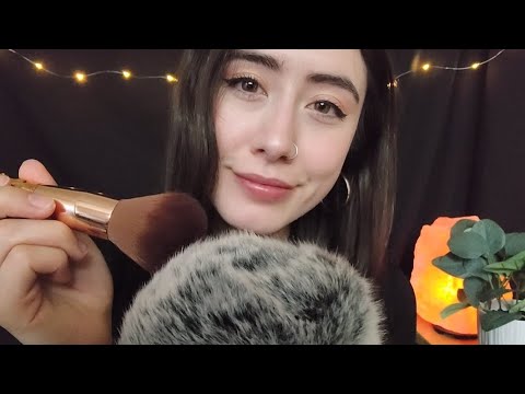 ASMR | Fluffy Mic Brushing and Whispers