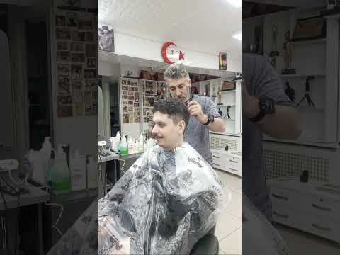 ASMR Hair and beard shave with zaza machine