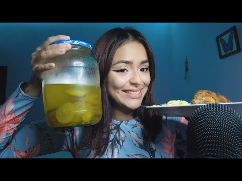 ASMR | Comiendo antes de ir a nadar❤️