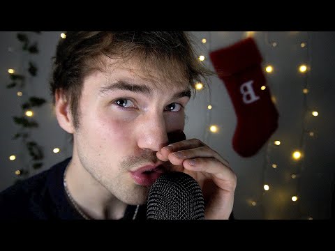 ASMR Deep Ear to Ear Mouth Sounds (Aggressive, Wet, Mic Rubbing)