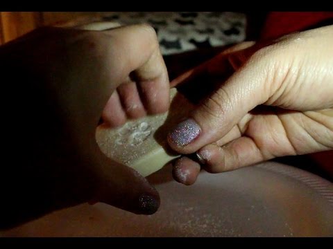 ASMR Scratching & Carving Soap