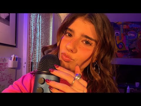 [ASMR] Mouth Sounds, Finger Flutters, Rambling, Tapping (Sebastian’s Custom)