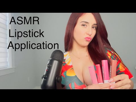 ASMR Lipstick Application | Mouth Sound