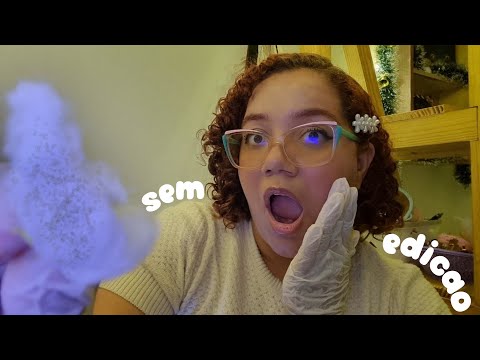 ASMR LIMPANDO SEU OUVIDO mas ESSE VÍDEO **NÃO** TEM EDIÇÃO 😱