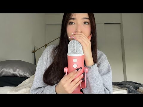 ASMR close clicky whisper ramble :) + snacks