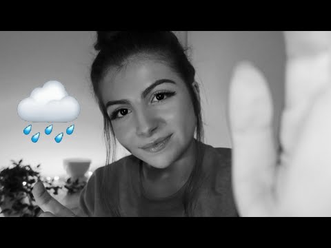 ASMR | SOMMEIL GARANTI 😍 Face touching, hand movement et chuchotements (+ pluie 🌧)