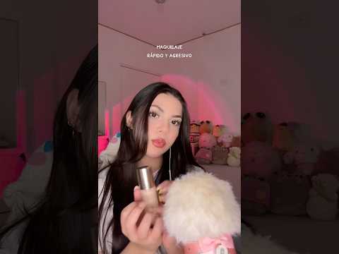 maquillaje rápido y agresivo🤍 #asmr  #damarisasmr #asmrrapidoyagresivo #asmrfastandaggressive