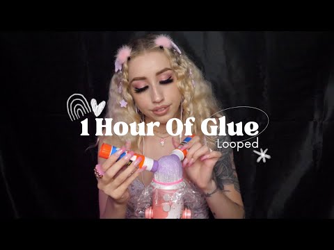ASMR ♡ 1 Hour Of Glue Sticks (Looped)