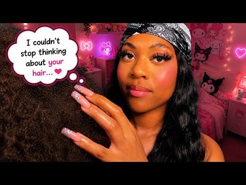 ASMR The Girl Who’s Obsessed With You Sneaks Into Your Basement 😳 Deep Scalp Massage & HairPlay