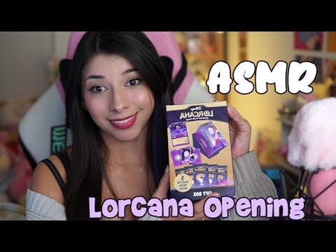 ASMR Holiday Lorcana Elsa Box Opening | Card Haul