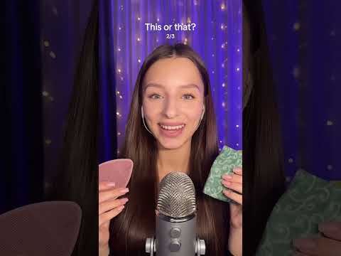 This or that?⭐️ #asmr #relax #asmrsounds #asmrvideo