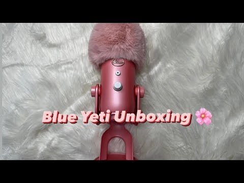 ASMR | Blue Yeti Unboxing  - Pink Dawn Edition