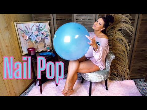 Giant Blue Balloons Filled with Surprises | Amanda Lynn ASMR