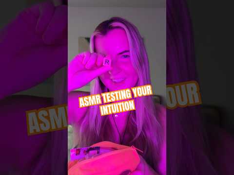 how good is YOUR intuition??? #asmr #intuition