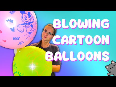 Fairytale Balloon Inflation ASMR – Hello Kitty & Mickey Edition 🎈