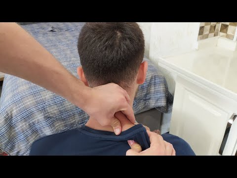 ASMR - Relaxing NECK Massage | Back Massage and Shoulder Massage