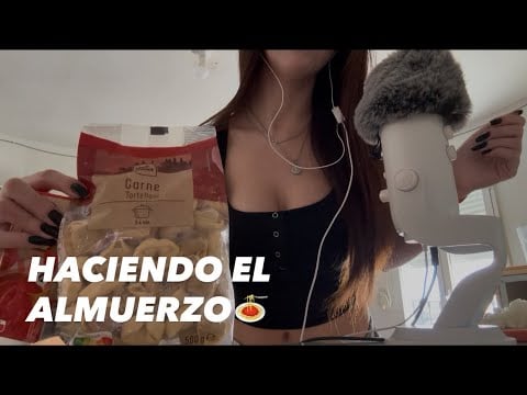 ASMR cocinando el almuerzo🍝
