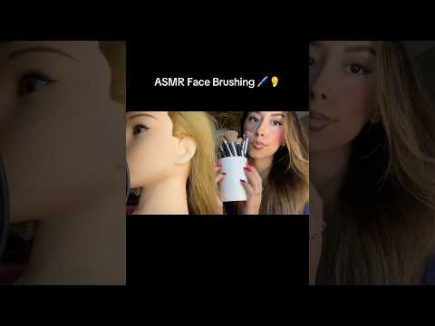 ASMR Face Brushing #asmr #asmrfacebrushing #asmrshorts