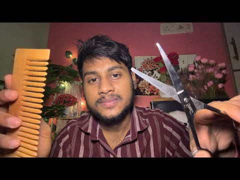 ASMR Haircut & Relaxing Massage 💆‍♂️ | Personal Attention  For Sleep 😴