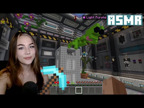 ASMR Minecraft | Just Build | Whispered and Soft Spoken