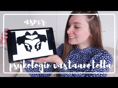 ASMR SUOMI - Psykologi & psykologinen testi roleplay - terapia