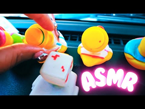 ASMR | tapping rubber duckies in breezy weather! ASMR for those who lost their TINGLE ✨ #asmr