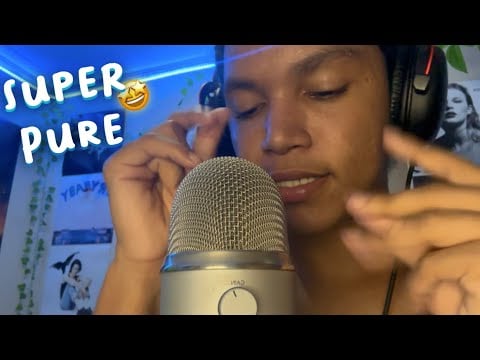 ASMR MOUTH SOUNDS (tingle, tickle, click) & Hand Movements 🎨