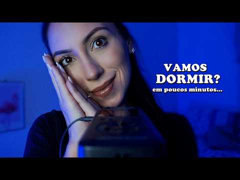 ASMR Durma Profundamente em Minutos (sussurros, alívio ansiedade, atenção pessoal, sons de boca)