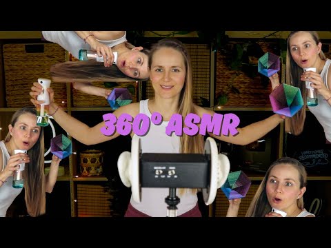 ASMR 360° Binaural Sounds 👂 I Move All Around You with Triggers!