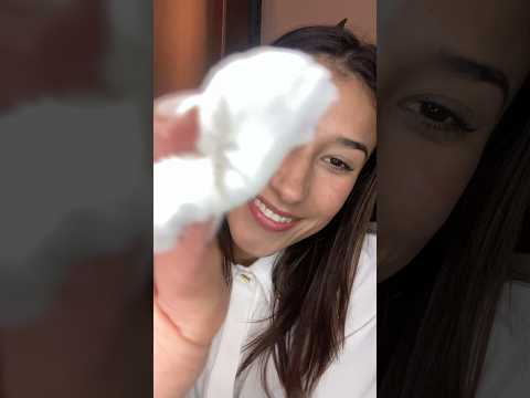 Posso limpar sua pele ? ASMR ultra relaxante 🥹😴