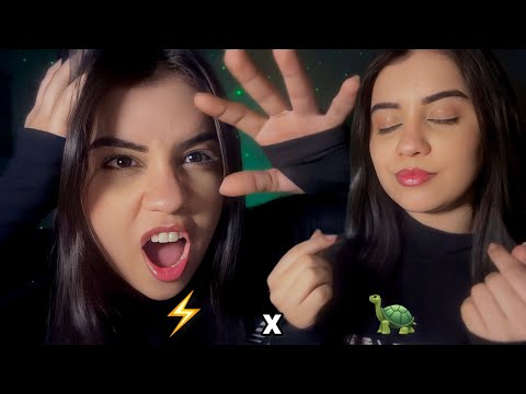 ASMR FAST x SLOW QUEM GANHA ? 🐢⚡️